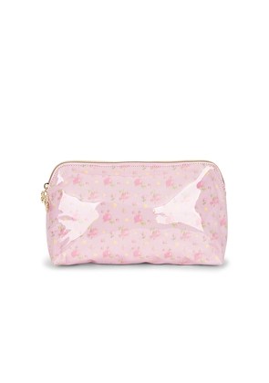 LoveShackFancy Medium Travel Pouch in Pink.