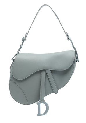 Christian Dior Pre-Owned 2019 Ultra Matte Calfskin Saddle Bag shoulder bag - Blue