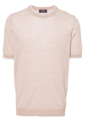 Peserico mélange-effect T-shirt - Neutrals