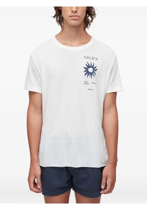 Osklen sun-motif T-shirt - White