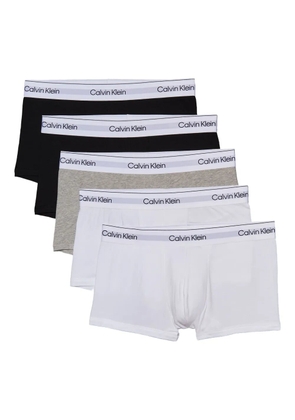 Calvin Klein Underwear logo-waistband (pack of five) - Black