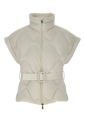 Eleventy quilted belted gilet - Neutrals