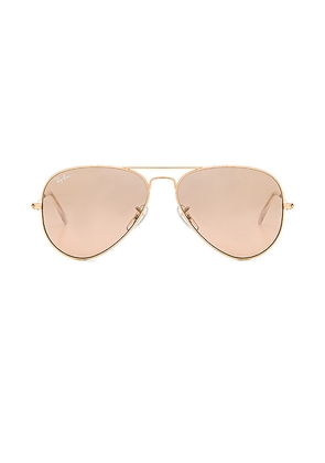 Ray-Ban Aviator Gradient in Brown.