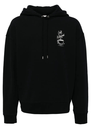 CAFÉ KITSUNÉ coffee cup hoodie - Black