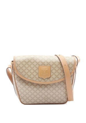 Celine Pre-Owned 2000s Macadam shoulder bag - Neutrals