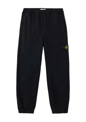 Stone Island compass-patch trousers - Black