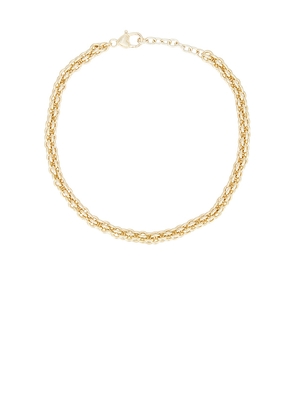 Lovers and Friends Romina Necklace in Metallic Gold.