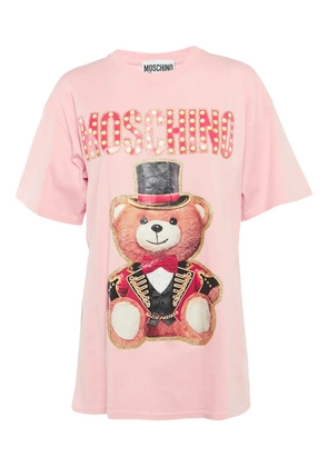 Moschino Pre-Owned Teddy-print T-shirt - Pink