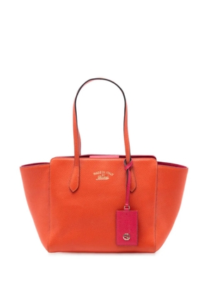 Gucci Pre-Owned 2016-2025 Small Leather Swing tote bag - Orange