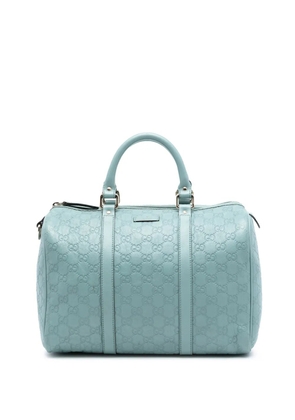 Gucci Pre-Owned 2016-2025 Guccissima Joy boston bag - Blue