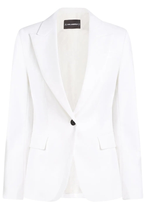Karl Lagerfeld single-breasted blazer - White
