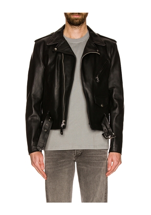 Schott One Star Perfecto Moto Jacket in Black. Size 36. Also in 38, 46.