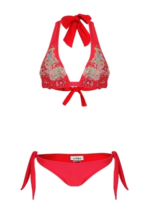 Amir Slama embroidered-motif bikini set