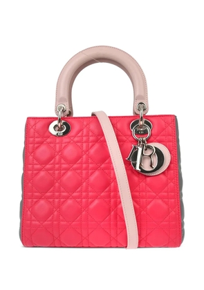 Christian Dior Pre-Owned 2014 Cannage Lady Dior two-way handbag - Pink