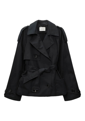 Dorothee Schumacher belted double-breasted trench coat - Black