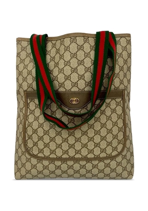 Gucci Pre-Owned 20th Century GG Supreme Web tote bag - Brown