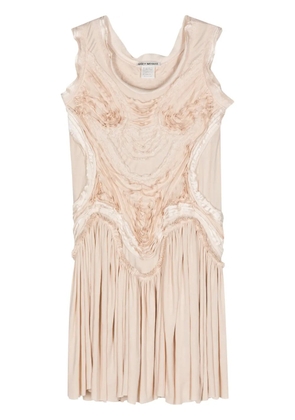 Issey Miyake Pre-Owned 2010s 3D-detail minidress - Neutrals