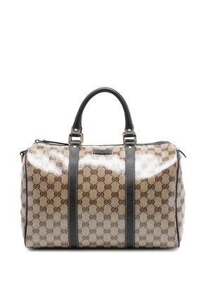 Gucci Pre-Owned 2016-2025 Medium GG Crystal Joy boston bag - Brown