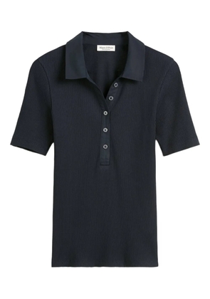 Marc O'Polo ribbed polo shirt - Blue