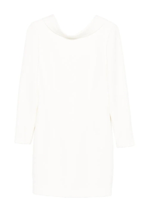 Roland Mouret long-sleeve shift midi dress - Neutrals