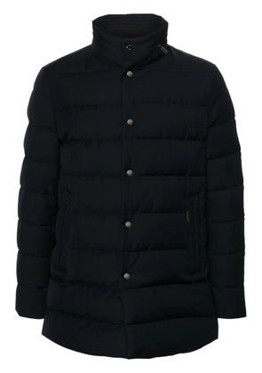 Moorer Imel-Pum padded coat - Blue