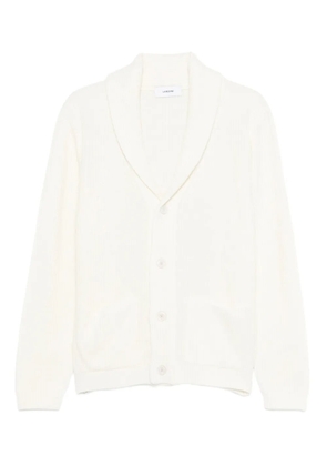 Lardini shawl-collar buttoned cardigan - Neutrals