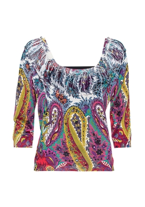 Etro Pre-Owned silk top - Pink