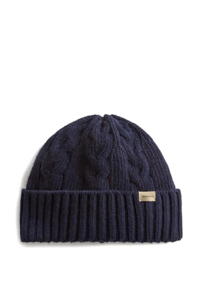 Woolrich cable-knit hat - Blue