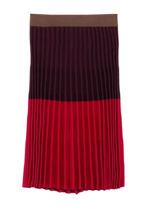 MRZ pleated midi skirt - Brown