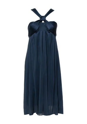 Max Mara pre-owned silk midi dress - Blue