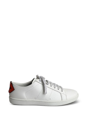 Saint Laurent Pre-Owned leather sneakers - White
