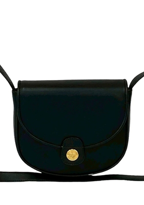 Celine Pre-Owned 2004 Leather Triomphe crossbody bag - Black