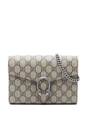Gucci Pre-Owned 2016-2025 GG Supreme Dionysus Chain Wallet crossbody bag - Brown
