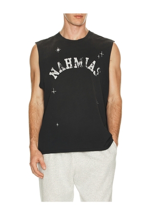 Nahmias Arch Muscle T-Shirt in Black. Size L. Also in M, S, XL/1X, XXL/2X.