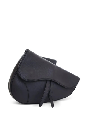 Christian Dior Pre-Owned 2019 Grained Calfskin Saddle crossbody bag - Blue