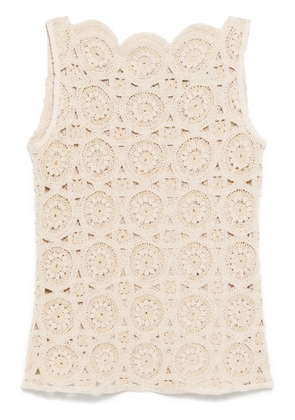 Bambah crochet tank top - Neutrals