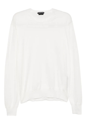 TOM FORD long-sleeves cotton T-shirt - White