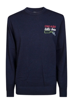 MC2 Saint Barth embroidered sweater - Blue