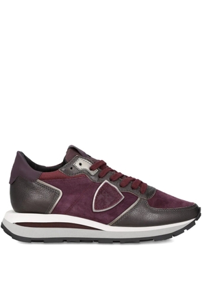 Philippe Model Paris Tropez Haute suede leather sneakers - Purple