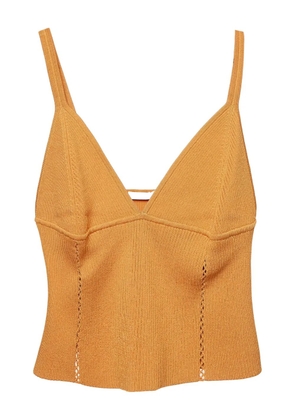 Simkhai ribbed-knit top - Brown