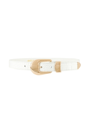 petit moments Tulsa Belt in Ivory. Size M/L. Also in XS/S.