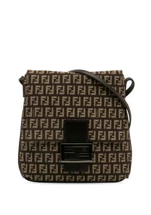 Fendi Pre-Owned 2000-2010 Zucchino Canvas crossbody bag - Brown