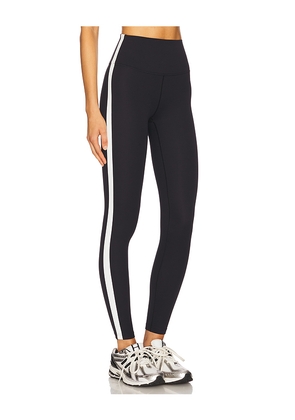 Splits59 Clare High Waist Rigor 7/8 Legging in Black & White. Size L. Also in M, S, XL, XS.