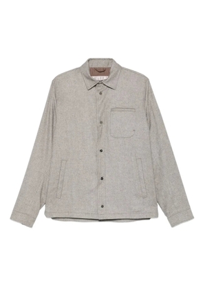 Herno button-fastening patch-pocket jacket - Grey
