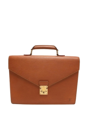 Louis Vuitton Pre-Owned 1998 logo-detail briefcase - Brown