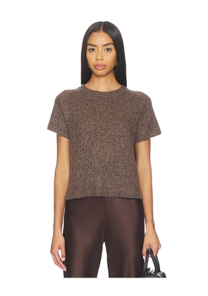 Lisa Yang Siona T-shirt in Brown. Size 0. Also in 1, 2.