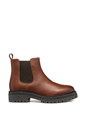 Geox pull-tab chelsea boots - Brown
