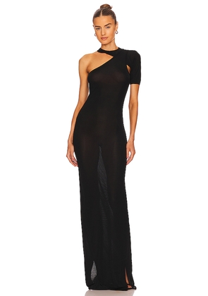 RTA Soraia Maxi Dress in Black. Size XS. Also in S.