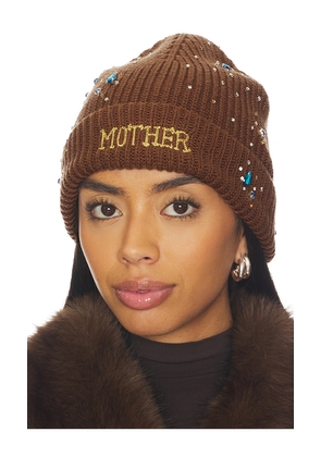 MOTHER The Beanie in Keep On Shining in Brown.