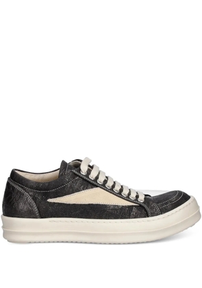 Rick Owens DRKSHDW Vintage Sneaks metallic-effect sneakers - Black